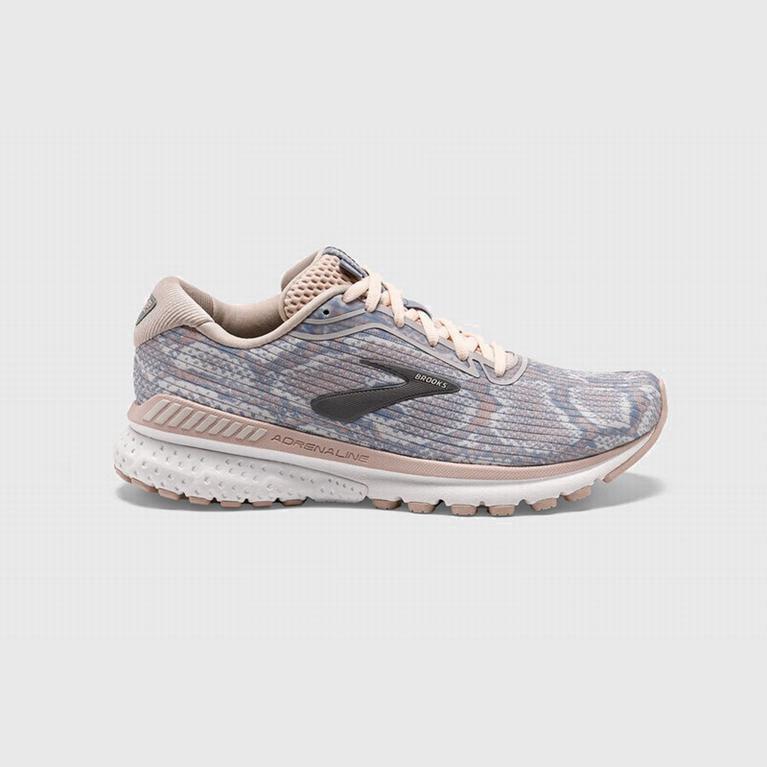 Brooks Adrenaline Gts 20 Womens Road Running Shoes - Rose/Grey - Philippines (328549GBD)